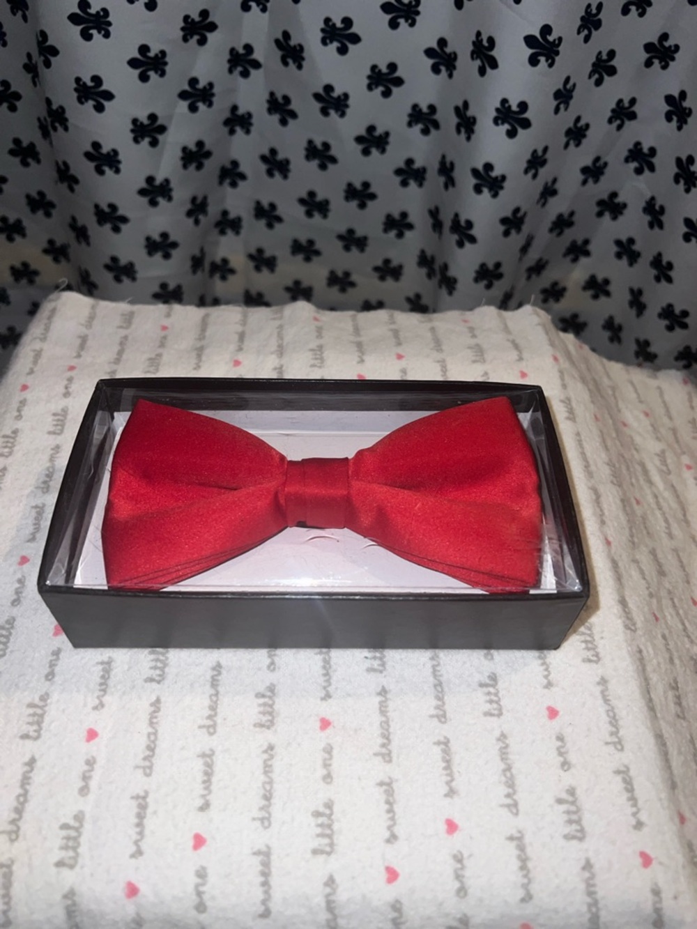 Red Satin Bow Tie - Classic Formal Accessory